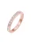 ELLI Ring  rose-goud / transparant