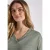 Street One Dames Shirt met V-hals in Groen