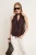 TRENDYOLMİLLA Dames Bruin Effen Mouwloos Regular fit Blouses
