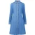 French Connection Chambray Btn-thru Dress Ls K Marine