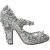 Dolce & Gabbana Zilver Bloemige Kristallen Mary Jane Pumps Schoenen