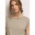 Shirt met boothals en decoratieve tape