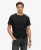 Superdry Mannen Slub T-shirt met Ronde Hals en Korte Mouwen Zwart