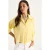 Textured Crop Shirt met Knopen-sluiting en Pocket