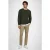 McGregor Cable Crew Neck Sweater Dark Olive