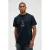 Butcher of Blue oversized T-shirt donkerblauw