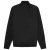 Lyle & Scott hybride gewatteerd zwart sweatshirt met halve rits