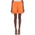 Moschino Ajour Nylon And Viscose Shorts Orange