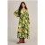 White Stuff Imogen Midi Dress Yellow Print