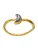 Maanesten Ring ‘DORIS’  blauw / goud