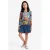 Desigual longsleeve met print – zwart/rood/blauw