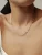 Hey Happiness Ketting ‘Textured Link’  zilver