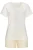 VIVANCE Korte pyjama  geel / rosa / wolwit