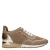 La Strada sneakers met glitters lichtbruin/goud