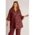 Colletta tuniek Plus Size met print – rood