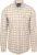 NZA Shirt Armando Flanel Ruit Beige