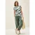 Cecil Dames Shirt met print en rimpels in Groen
