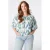 MS Mode top met print Plus Size – blauw
