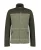 ICEPEAK Fleece jas ‘AGEN’  donkergrijs / lichtgroen