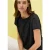 Cecil Dames Shirt met structuur in effen kleur in Zwart