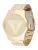 GUESS Analoog horloge ‘Badge’  ecru / goud