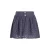 Like Flo korte rok broderie donkerblauw