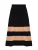 Touche Prive Rok  beige / blauw / zwart