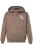 Men Plus Sweatvest  lichtbruin / wit