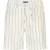 Red Button Camille short linen/co stripe dark sand