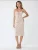Hiccup Jurk  beige / wit