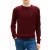 Tommy Hilfiger Lambswool Crew Neck Deep Burgundy Heather