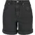 Urban Classics Ladies Organic Stretch Denim 5 Pocket Shorts Black Washed