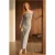 Off-Shoulder Bodycon Maxi Jurk met Sleuf