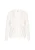 IZIA Gebreid vest  zilver / parelwit / offwhite