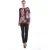 Top met lange mouwen en geometrische print