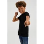 WE Fashion basic T-shirt zwart