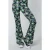 Colourful Rebel Graphic Peached Extra Flare Pants Bright Green