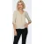 Jacqueline de Yong Jdysay 3/4 v-neck top wvn dia