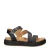 Nelson leren sandalen zwart