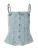 G-STAR Top ‘Kick’  blauw denim