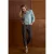High Waist Tapered Leg broek – Casual Fit