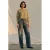 AWARE gestreepte top – olijfgroen