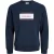 Jack & Jones Heren trui jjbuster sweatshirt logo print donker