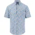 Overhemd Fynch Hatton bloemen print blauw button down boord