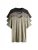 The Set Shirt  mokka / pastelgroen / zwart