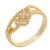 Orphelia Dames 925 Sterling Zilveren Ring – Goud ZR-6020/2