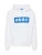 HUGO Sweatshirt ‘Nalves’  blauw / wit