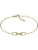 FOSSIL Armband  goud / transparant