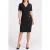 GUESS Dalia Ss Midi Dress Jet Black A996