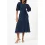 French Connection Cecilia Delphine Midi Dress Marine